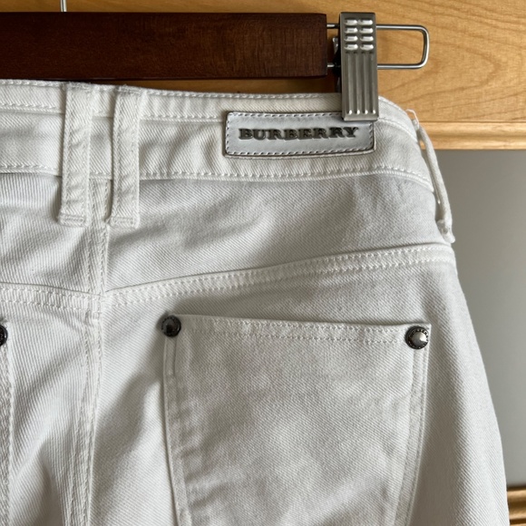 White Vintage  Burberry ankle jeans - Picture 4 of 6